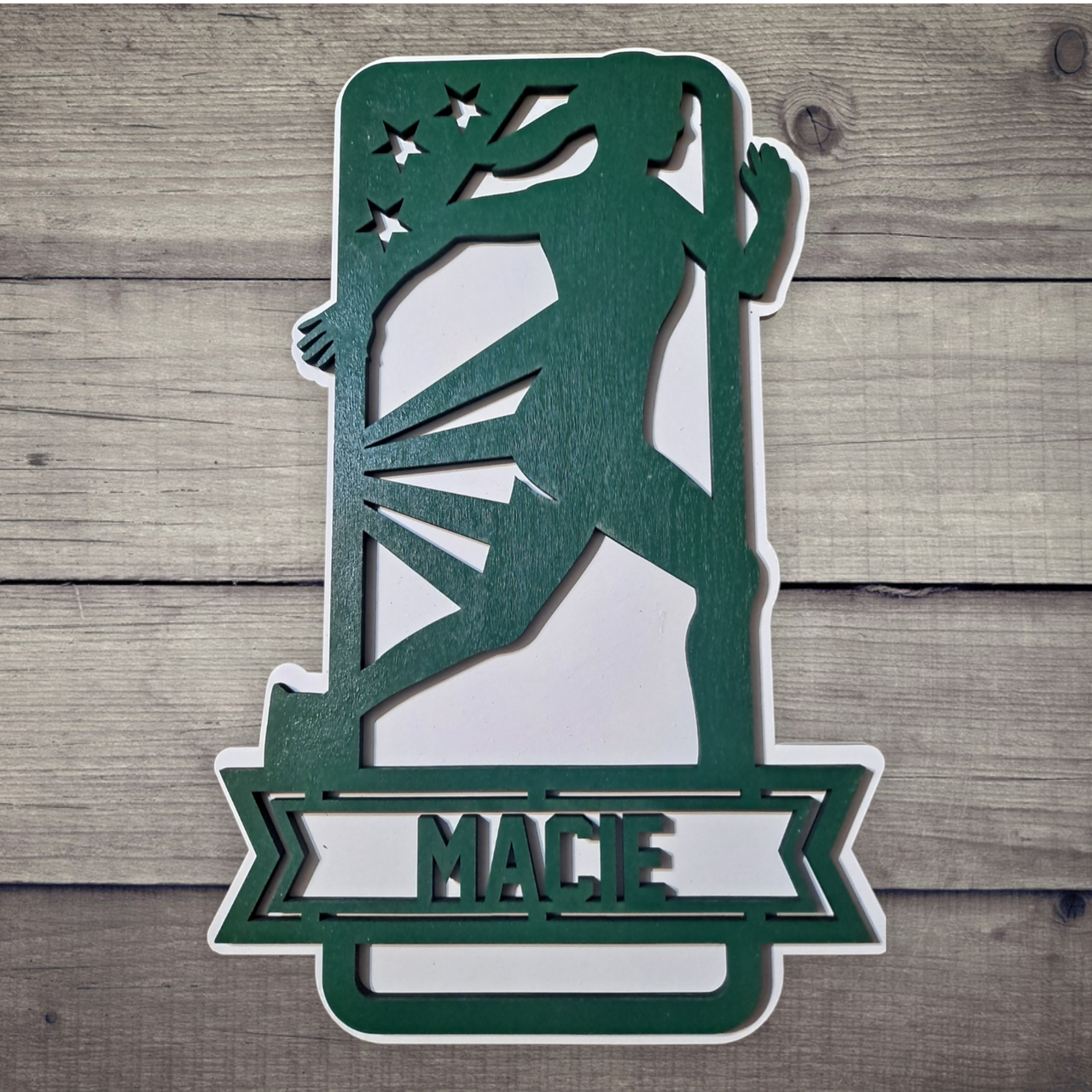 Personalized Track Wall Art (Female)